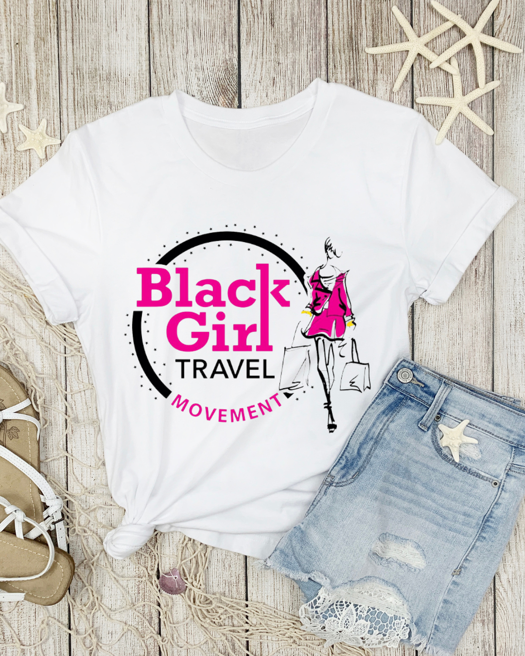 Short Sleeve T-Shirt with red custom logo