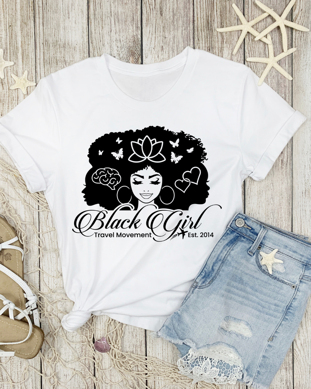 10th Anniversary Short Sleeve T-Shirt with black custom logo