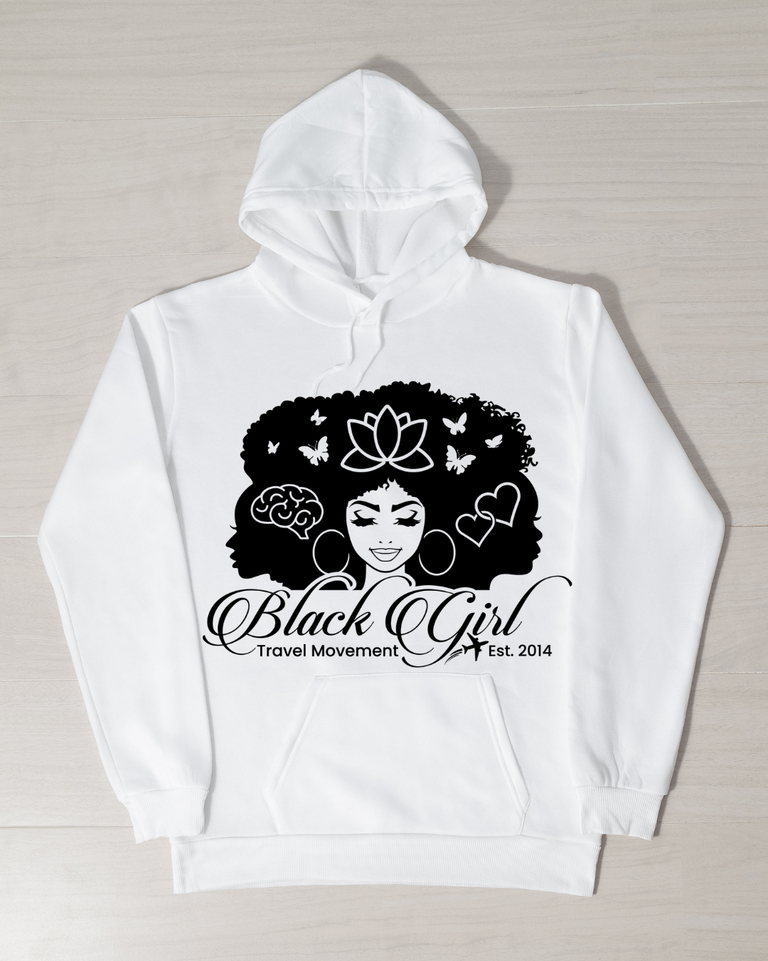 10th Anniversary sweatshirt with black custom logo