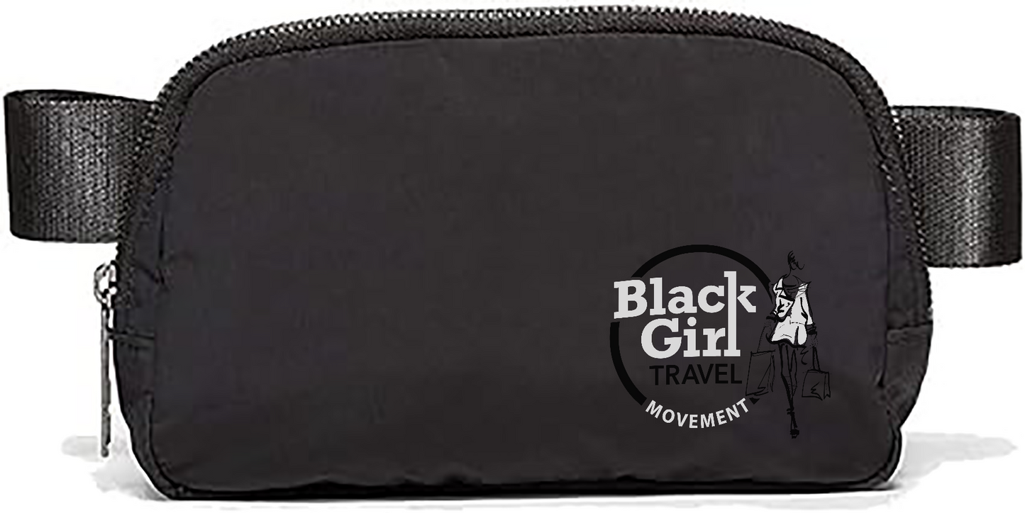 Black fanny pack