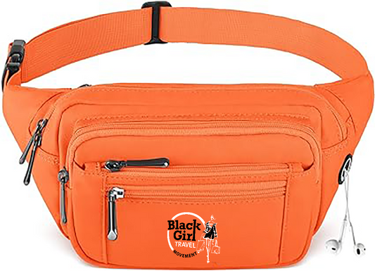 Orange fanny pack